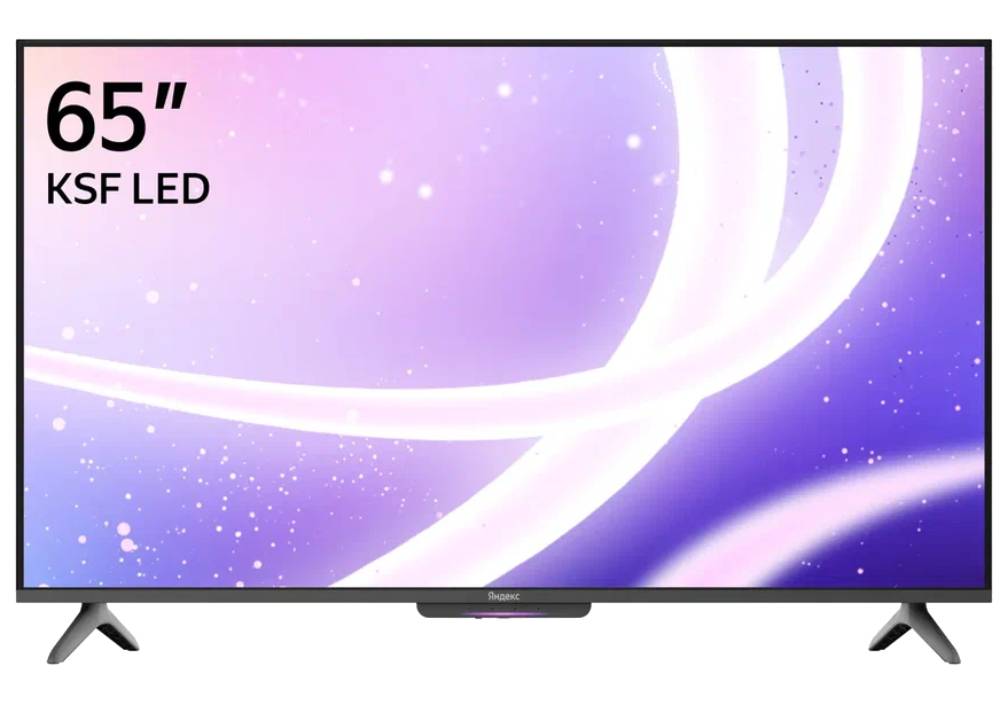 Яндекс ТВ Станция Бейсик с Алисой 65" Черный (YNDX-00077)