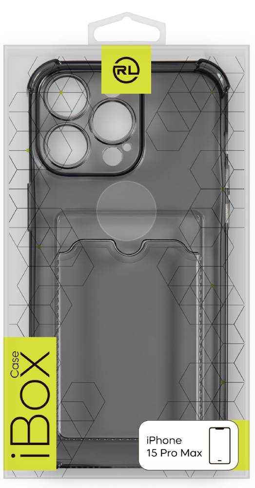 RedLine Card Case для iPhone 15 Pro Max Черный