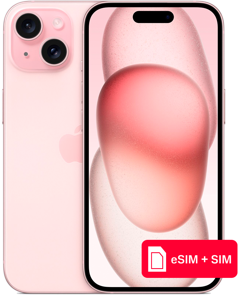 Apple iPhone 15 512Gb eSIM + SIM Розовый