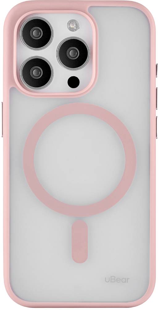 uBear Cloud Mag Case для iPhone 15 Pro Розовый