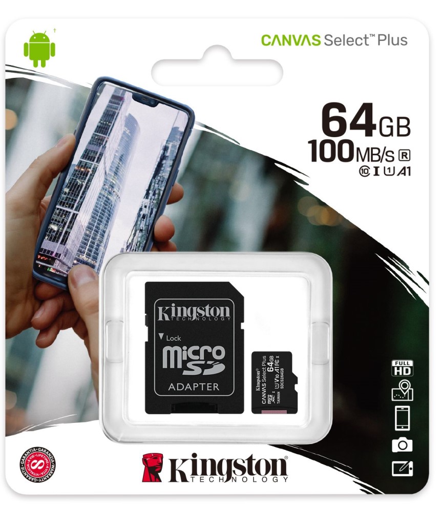Карта памяти MicroSD Kingston
