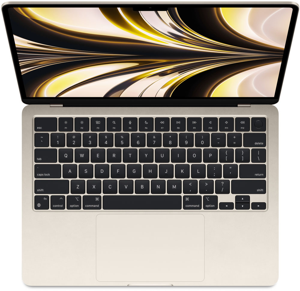 Apple Macbook Air 13" (M2, 8CPU 8GPU, 2022) 8/256Gb Сияющая звезда (MLY13)