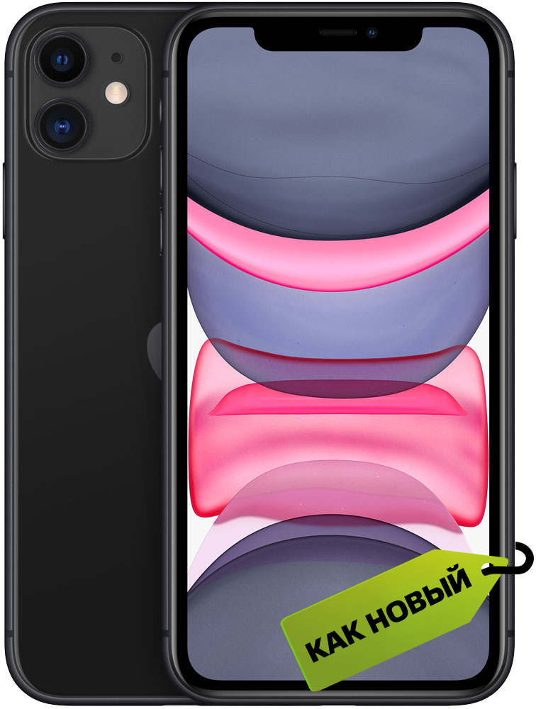 Apple iPhone 11 (новая комплектация) 128 Гб Черный «Как новый»