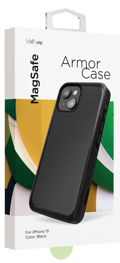 VLP Armor Case с MagSafe для iPhone 15 Черный