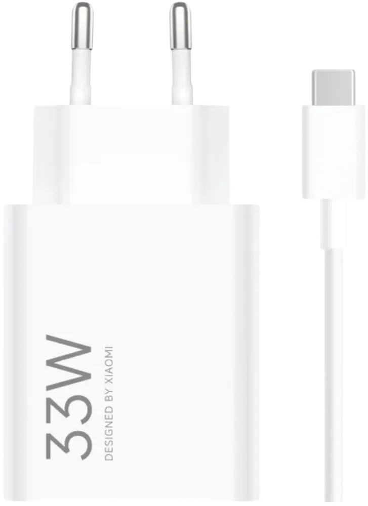 Сетевое зарядное устройство Xiaomi BHR9956EU, USB-A, 33Вт, 3A, белый