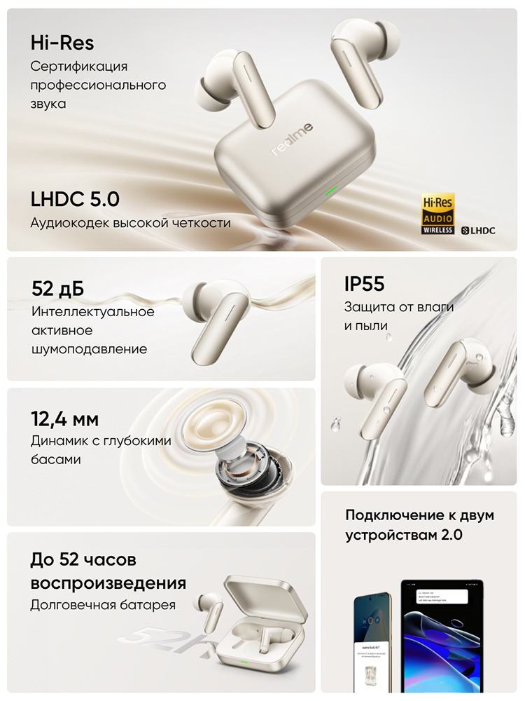realme Buds Air 7 Черные