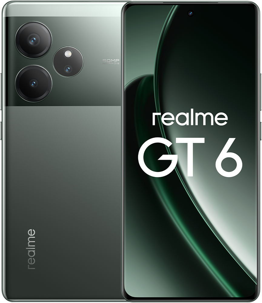 realme GT 6 12/256 Гб Зеленый туман