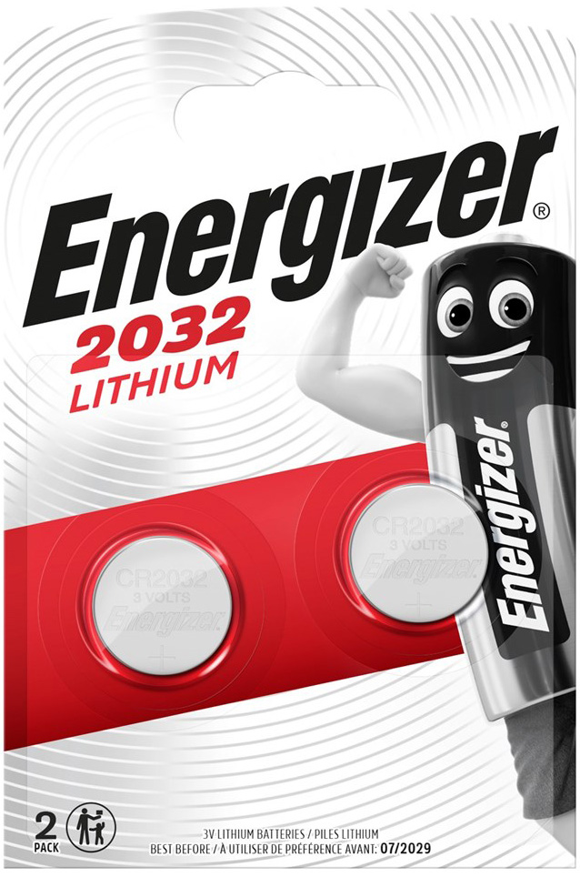 Energizer CR2032 Lithium E301021404 2 шт