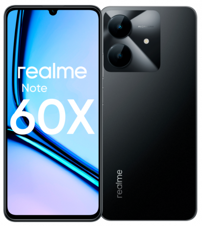 Изображение товара realme Note 60X 4/128 ГБ LTE Чёрный Б/У "Отличный"