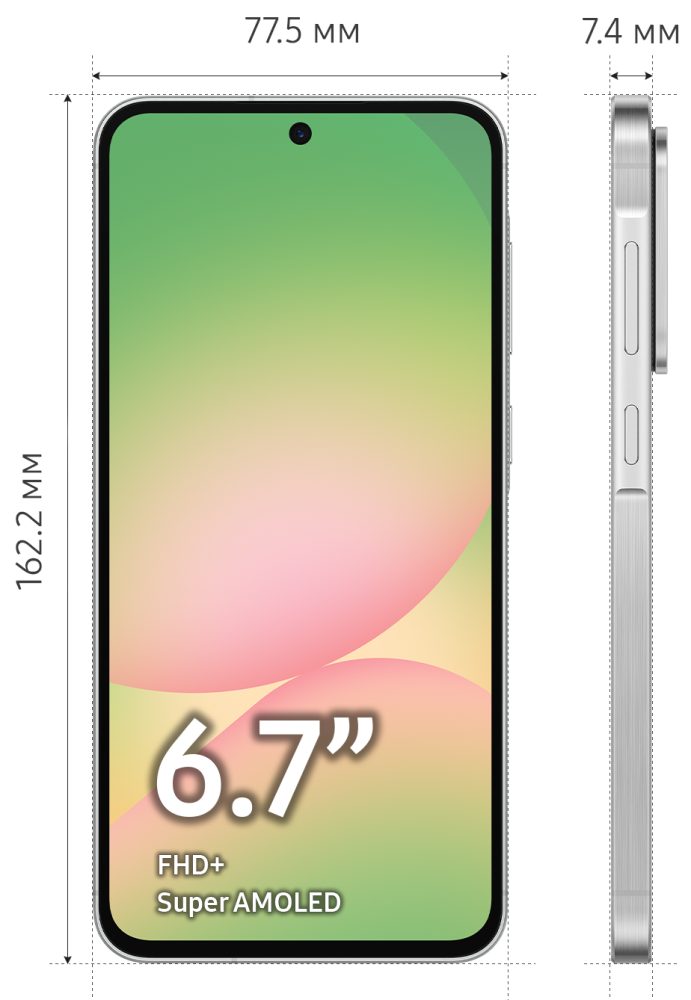 Samsung Galaxy A56 8/128 Гб 5G Светло-серый (A566E)