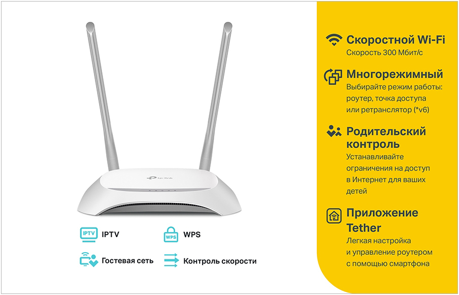 TP-Link TL-WR840N Белый