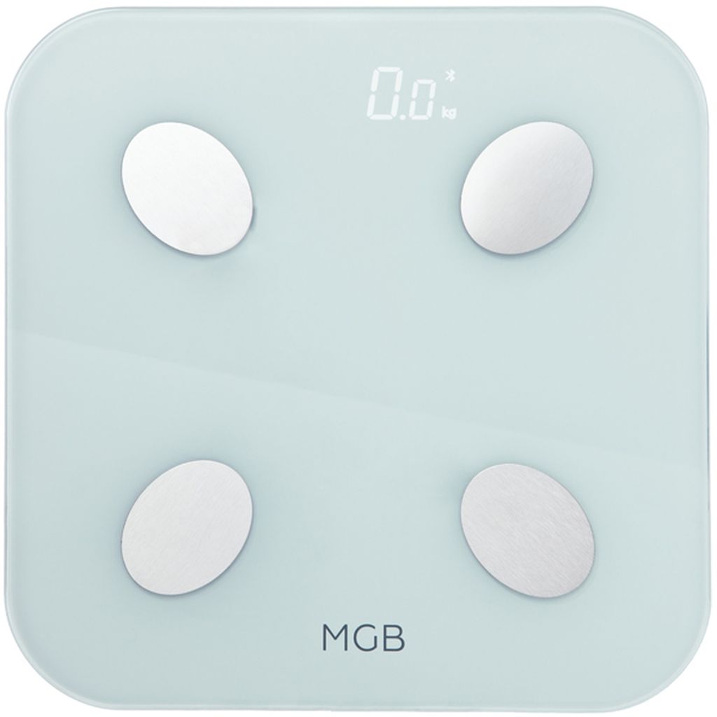 MGB Body fat scale Glass Edition White