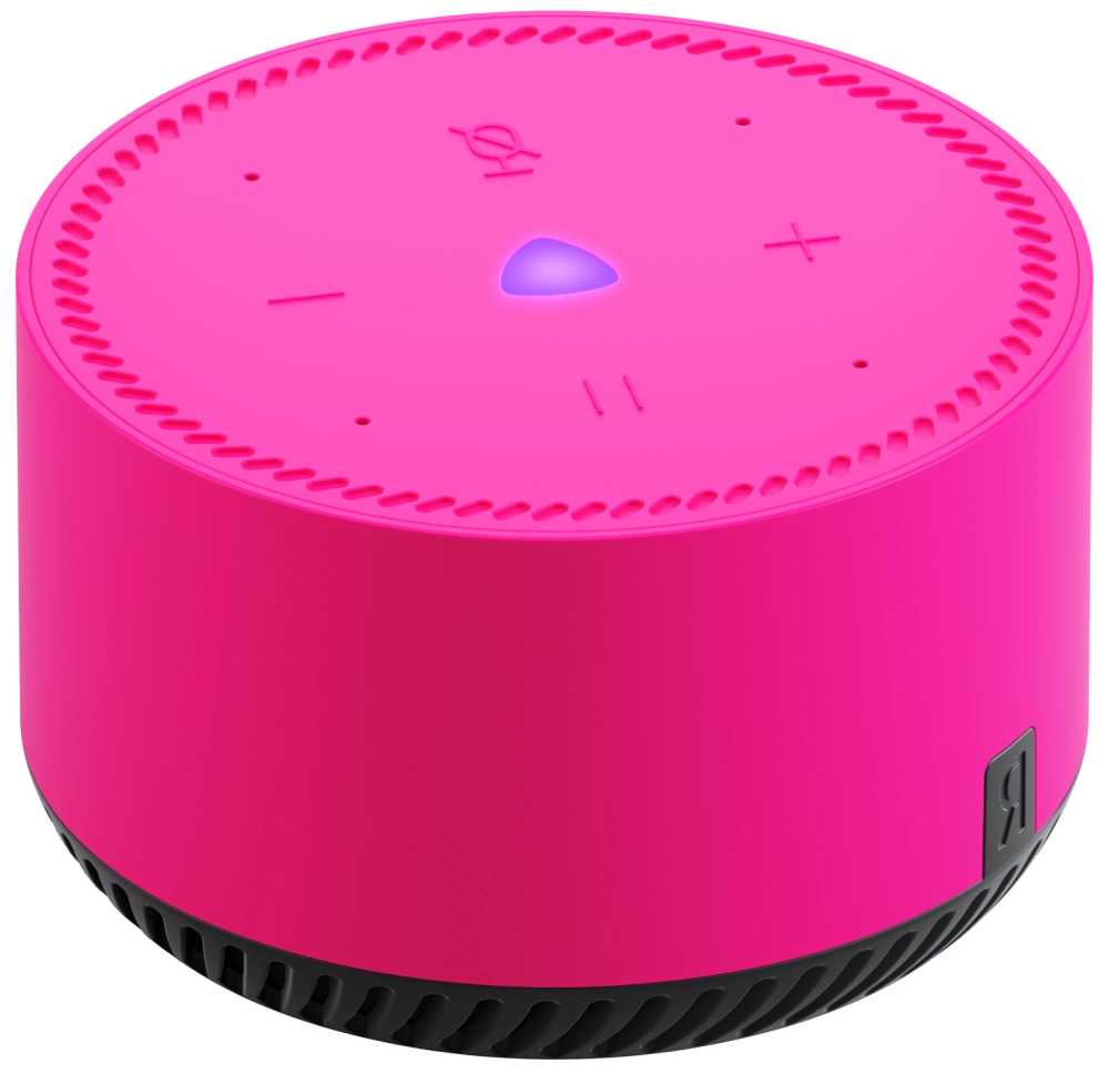 Яндекс.Станция Лайт с голосовым помощником Алиса фламинго