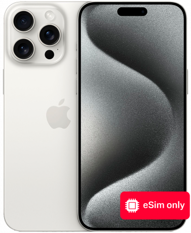 Изображение товара Apple iPhone 15 Pro Max 256Gb eSIM только белый титан смартфон