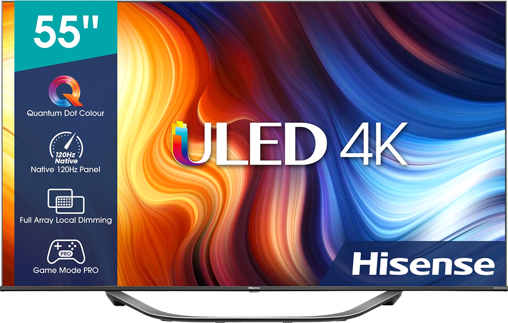 Hisense 55" 55U7HQ Черный