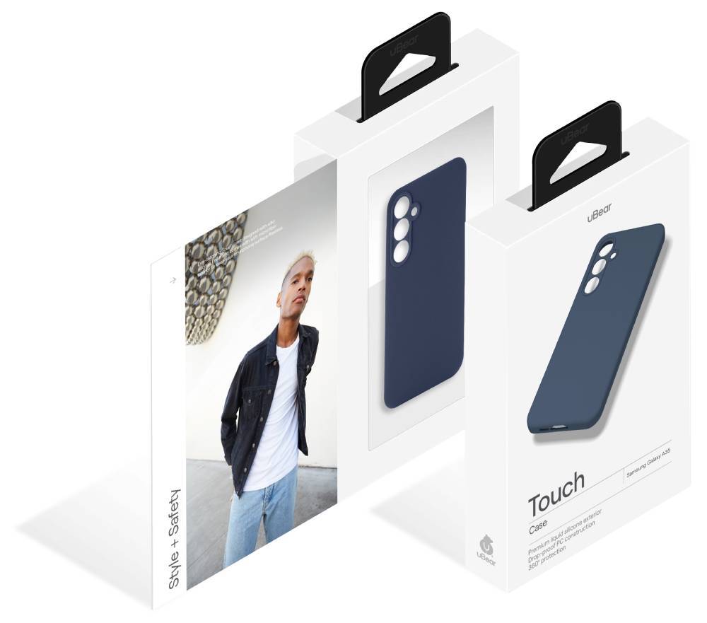 uBear Touch case для Samsung Galaxy A35 Синий