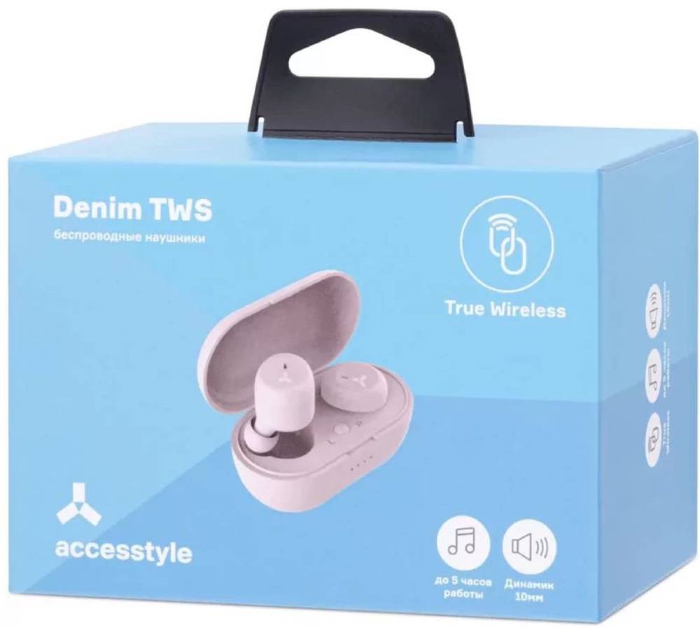 Accesstyle Denim TWS Розовые