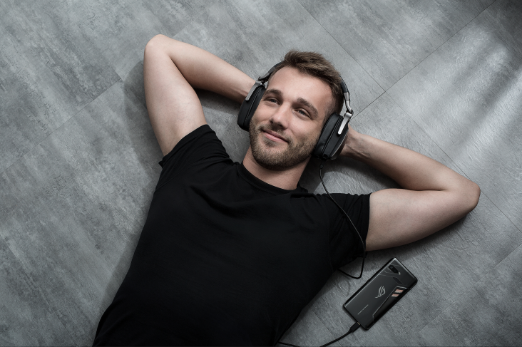 Asus Rog Delta проводная Black