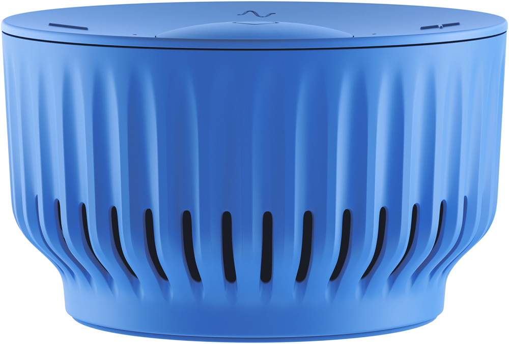 Sber Boom mini c семейством виртуальных ассистентов Салют Безоблачный голубой