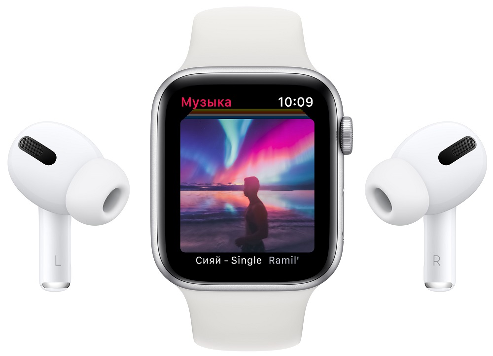 Apple Watch SE GPS 44мм корпус из алюминия розовый + ремешок розовый (MYDR2RU/A)