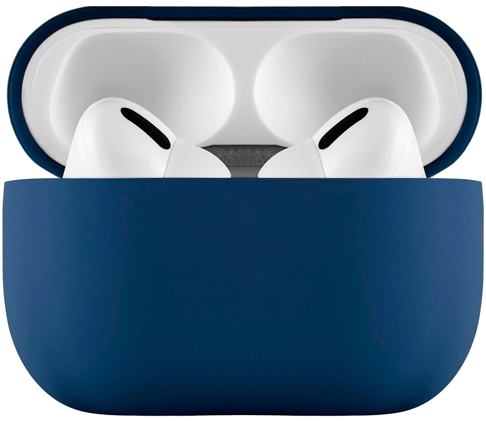 uBear Touch Pro Silicone Case для Airpods Pro 2 1,5 мм усиленный Темно-синий