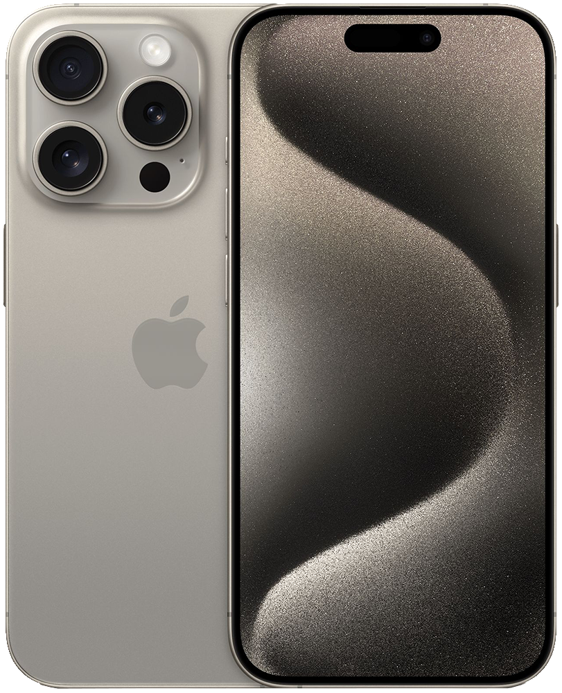 Смартфон Apple iPhone 15 Pro 128Gb SIM + SIM Натуральный титан