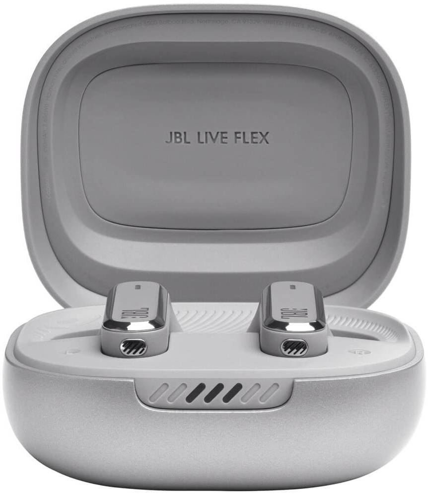 JBL Live Flex Серебряные