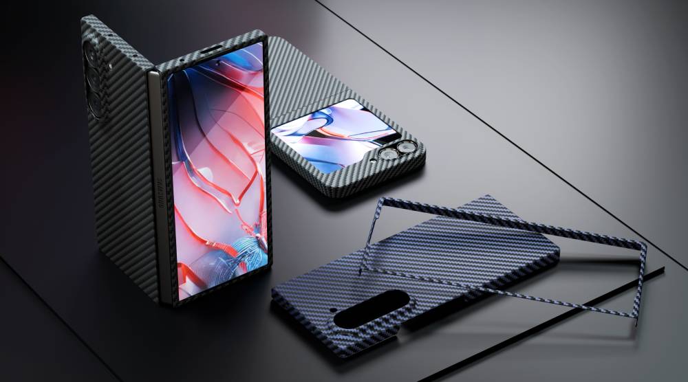 VLP Kevlar Case с MagSafe для Samsung Galaxy Z Flip6 Темно-синий