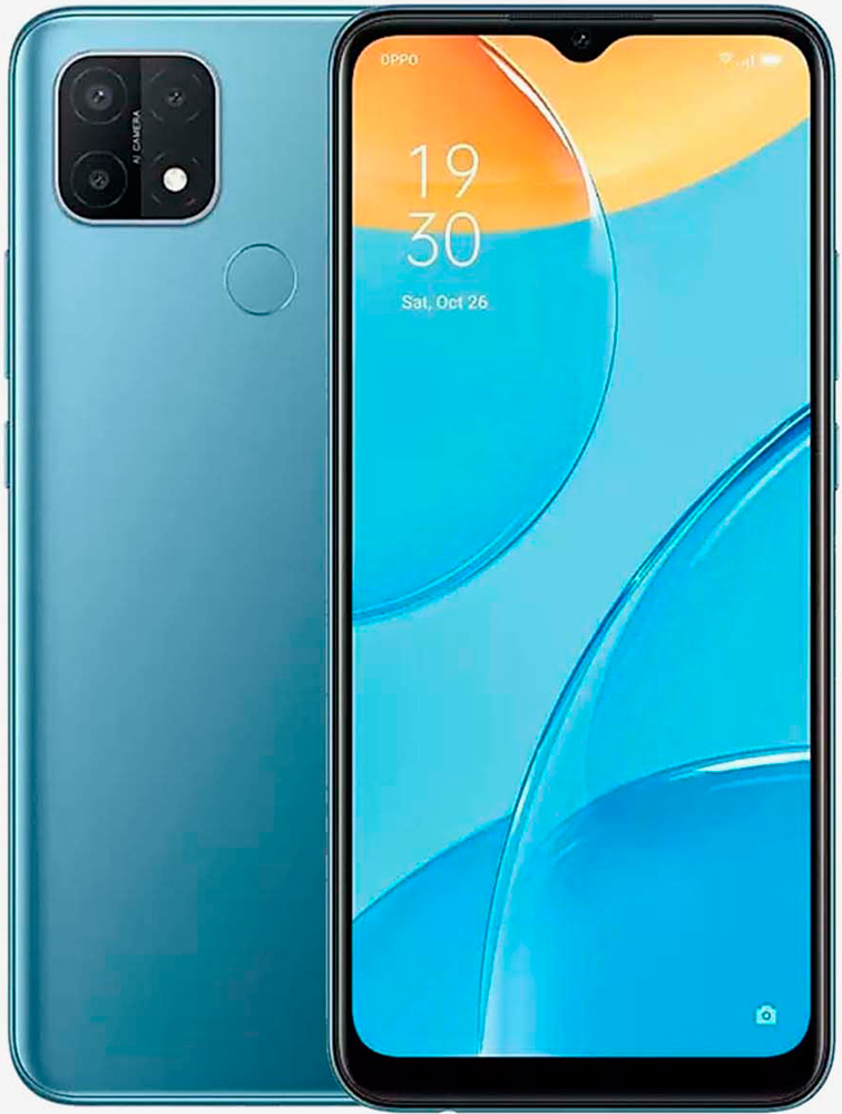 Смартфон OPPO A15S 4/64Gb Blue: купить по цене 8 990 рублей в