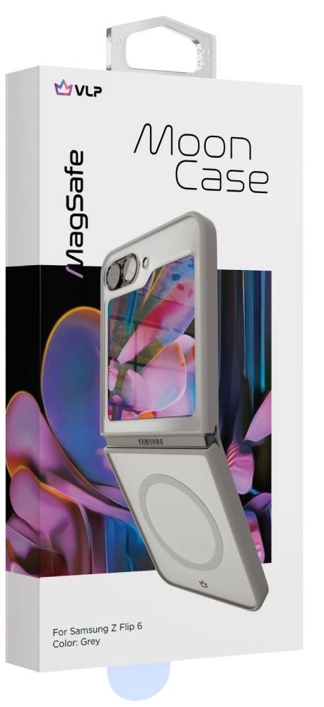 VLP Moon Case с MagSafe для Samsung Galaxy Z Flip6 Cерый