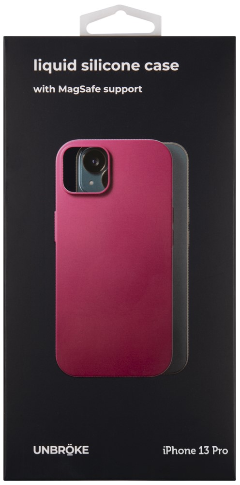 UNBROKE iPhone 13 Pro Liquid Silicone MagSafe винный
