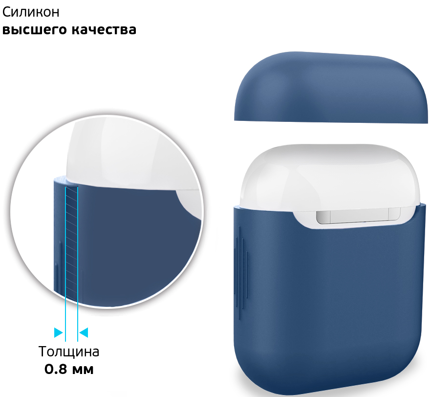 Deppa AirPods 2 Blue