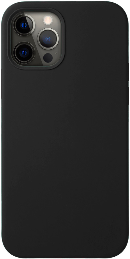 Deppa Apple iPhone 12/12 Pro Liquid Silicone Pro Black