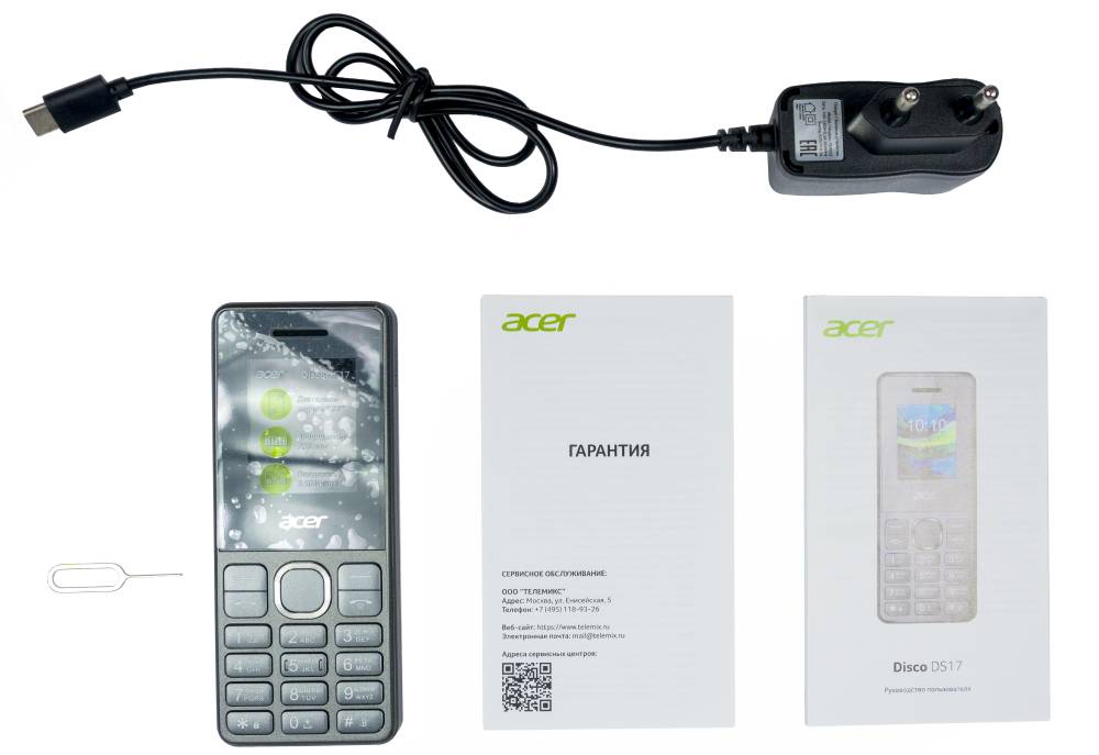 Acer Disco DS17 Темно-серый