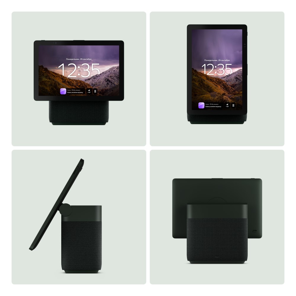 Яндекс Станция Дуо Макс с Zigbee Зеленая