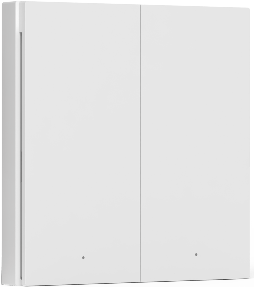 Aqara Wireless Remote Switch H1 двухклавишный Белый (WRS-R02)