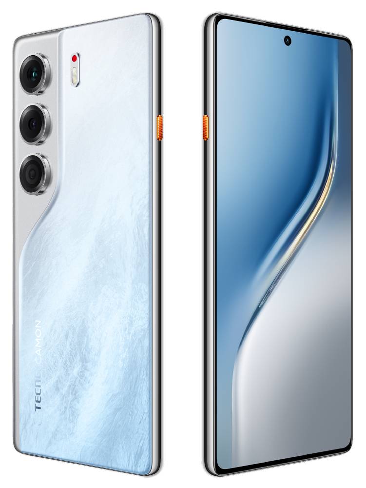 TECNO Camon 40 8/256 Гб LTE Ледяной белый