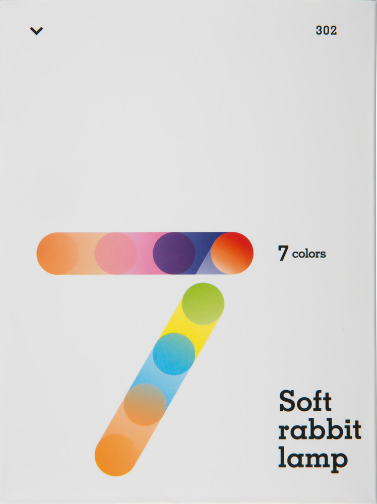 Soft rabbit lamp заяц с ушами White