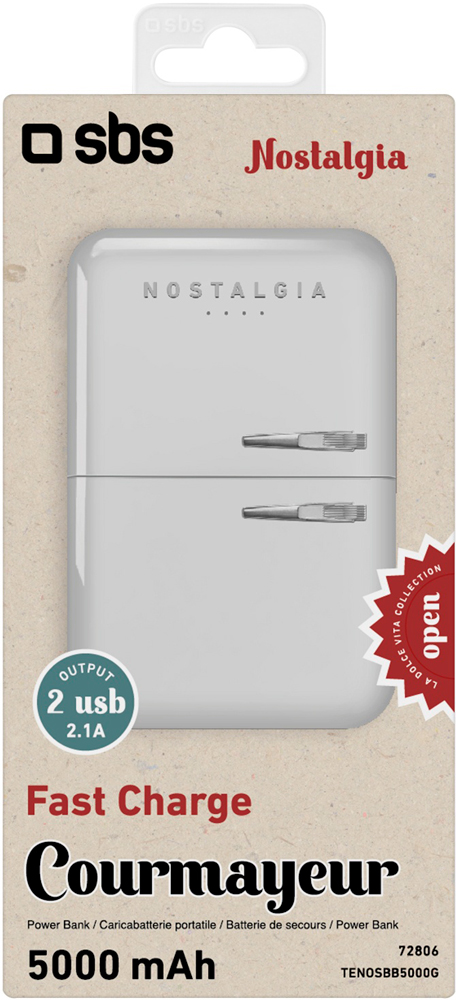 SBS Frigo 5000mAh Grey