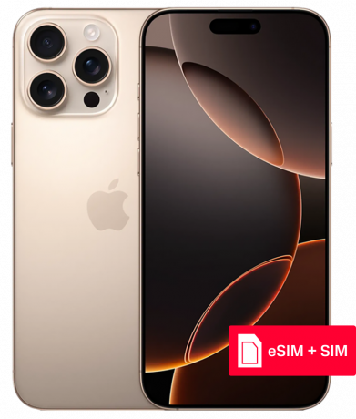 Изображение товара Apple iPhone 16 Pro Max 512Gb eSIM + SIM Desert Titanium