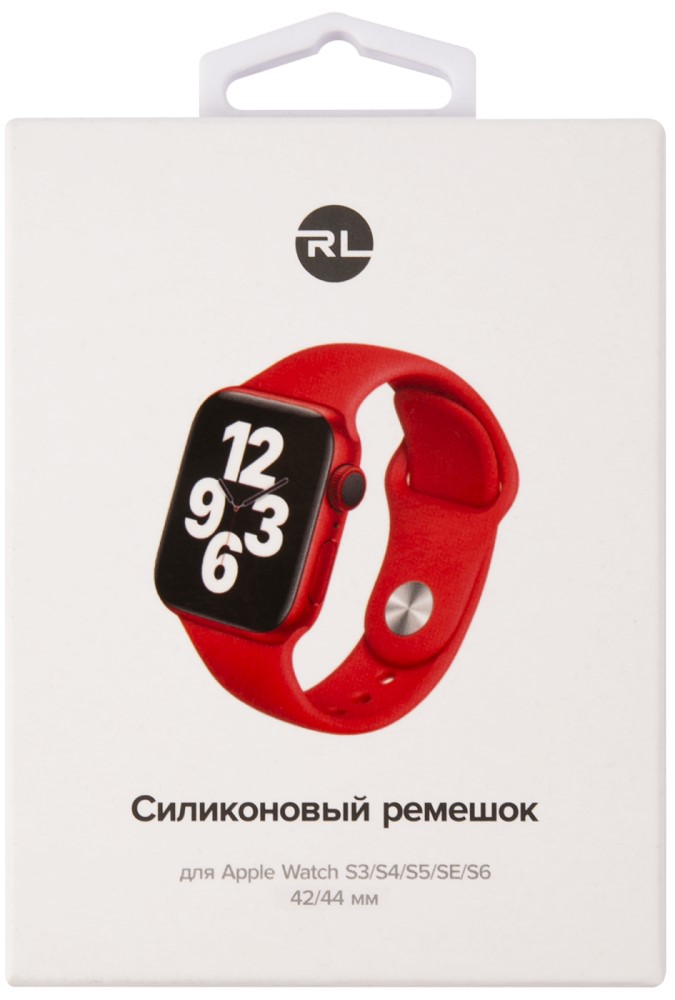 RedLine Apple Watch 42/44мм силиконовый Red