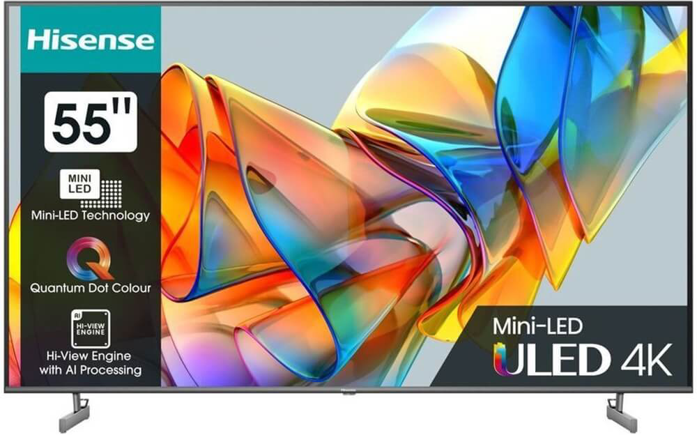Hisense 55" 55U6KQ Серый