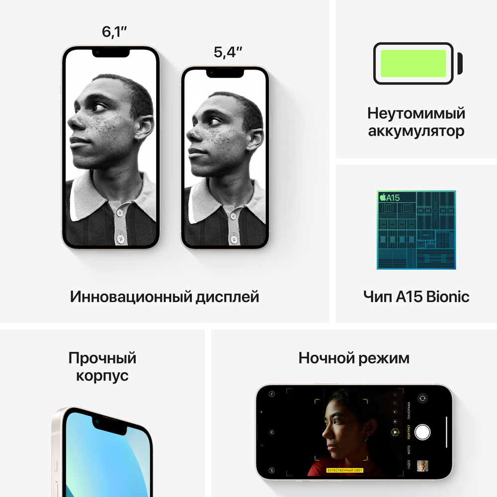 Apple iPhone 13 256Gb Сияющая звезда