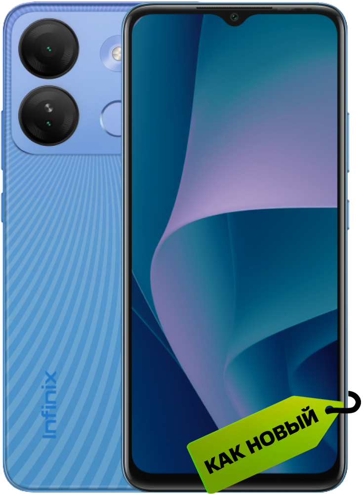 Infinix SMART 7 2/64 Гб Синий «Как новый»
