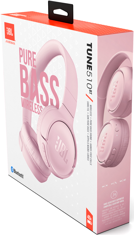 JBL TUNE 510BT накладные Pink