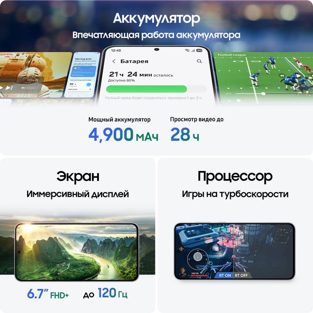 Samsung Galaxy S25 FE 8/512 Гб 5G Dual sim Голубой