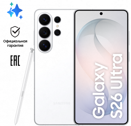 Изображение товара Samsung Galaxy S26 Ultra 16/1 Тб 5G Dual sim Белый (S948)