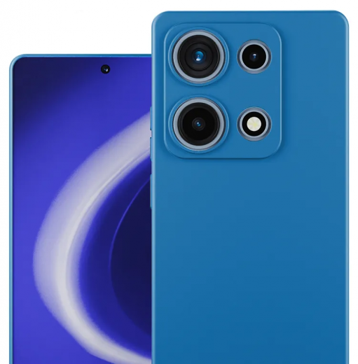 Изображение товара Krutoff Silicone Case для Xiaomi REDMI Note 14S Синий