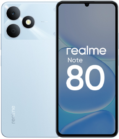 Изображение товара realme Note 80 - смартфон с 6. 74-дюймовым дисплеем HD+ и батареей 6300 мАч