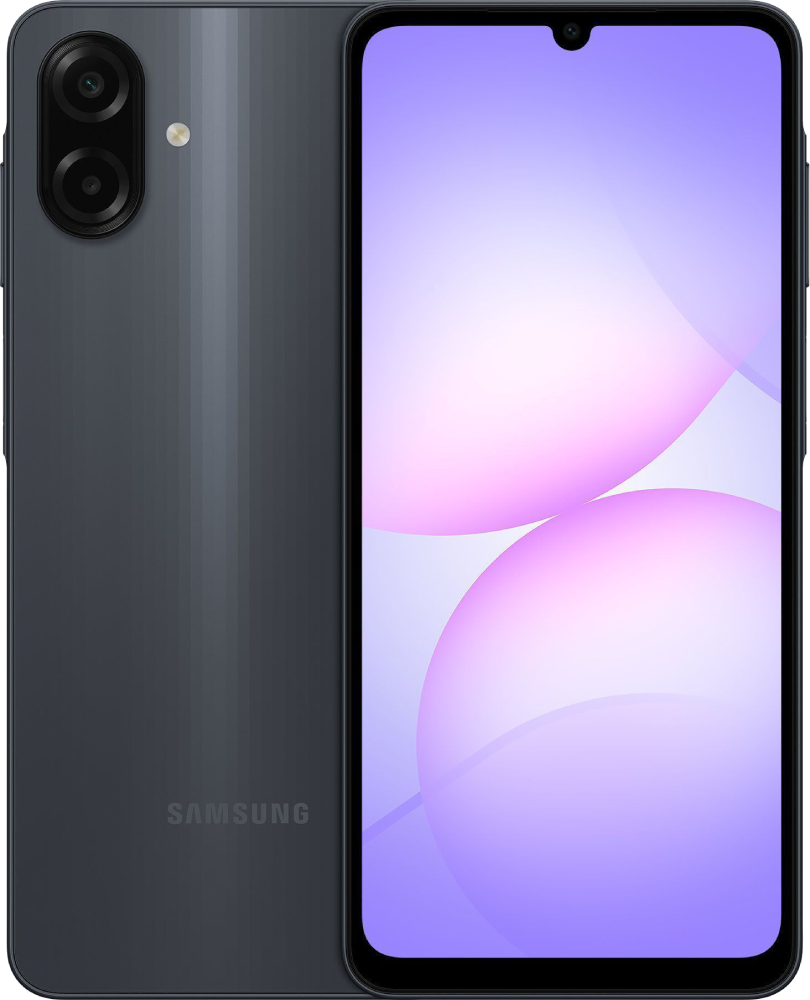 Смартфон Samsung Galaxy A07 4/128 Гб LTE Dual sim Черный: купить